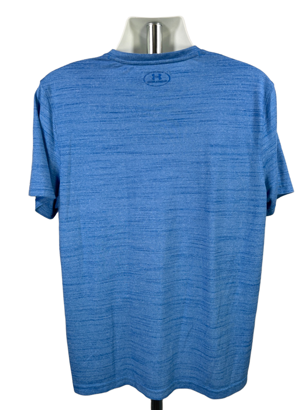 Under Armour Men's Blue Heatgear Loose V Neck Short Sleeve Tee Shirt - XL image 2