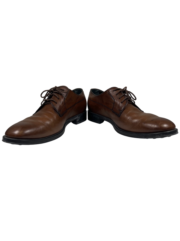 Tod's Women's Brown Lace Up Vintage Oxford Dress Shoes - 38.5/US 8.5 image 6