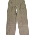 Haggar Men's Beige Pleated Cuffed Dress Pants - 34x32