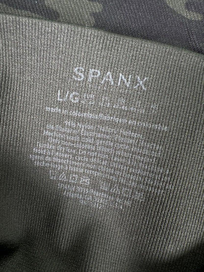 Spanx Women's Green Camoflauge Look At Me Now Tight Athletic Legging Pants - L image 3