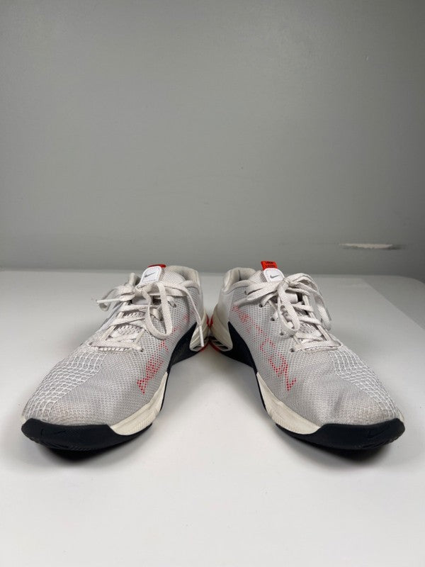 Nike Women's White/Red Metcon 8 Lace Up Athletic Sneakers - 7.5 image 6