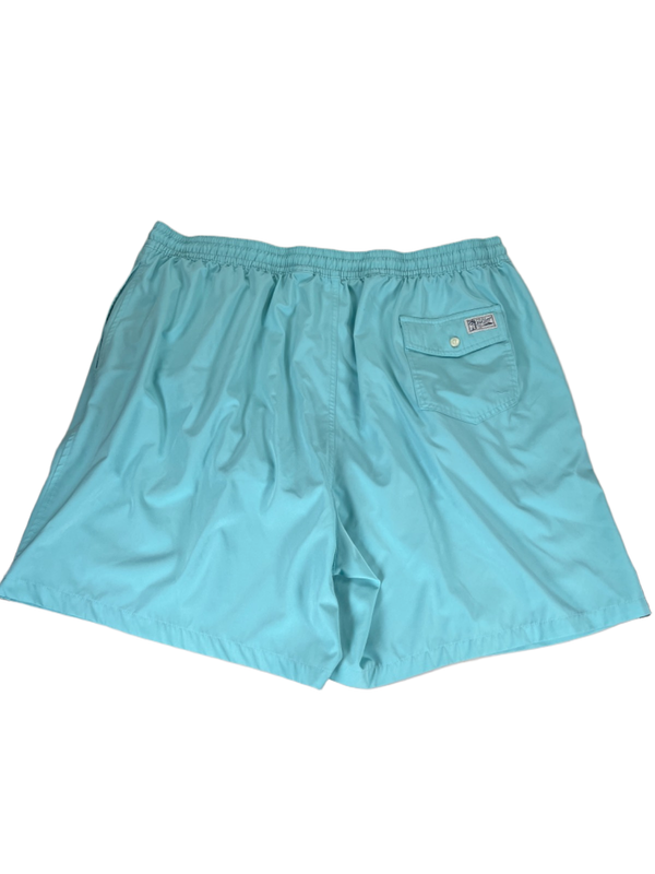 Polo Ralph Lauren Men's Blue/Teal Stretch Waist Lined Swim Trunks - 4XL Tall image 2