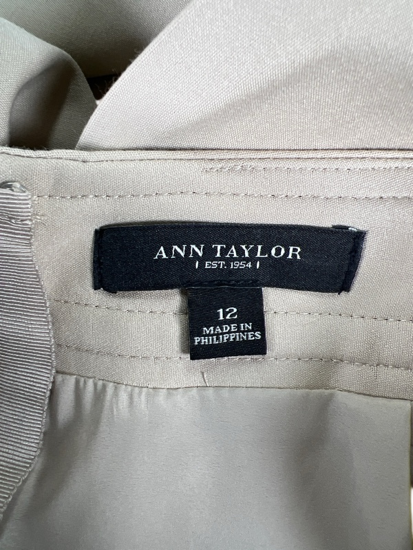 Ann Taylor Women's Beige Skirt - 12 image 3