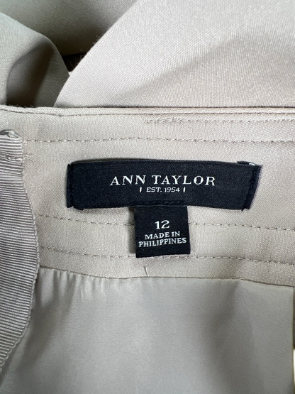 Ann Taylor Women's Beige Skirt - 12 image 3