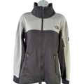 The North Face Women's Light/Dark Gray Heather Zip Up Jacket - L