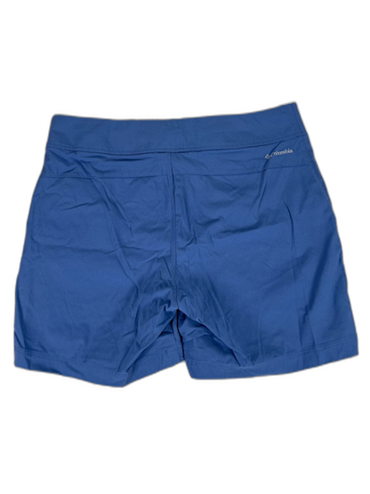 Columbia Women's Blue High Rise Drawstring Waist Hiking Athletic Shorts - 10 image 2