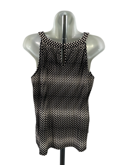 Adrianna Papell Women's Black Pleated Halter Tank Top - M image 2