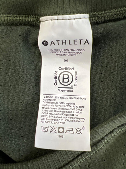 Athleta Women's Green In Motion Seamless Perforated Athletic Tank Top - M image 3