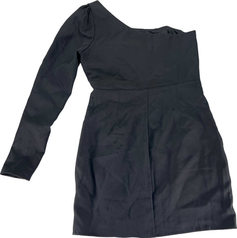 Lulu’s Women’s Black One Sleeve/Arm Little Black Dress - S image 2