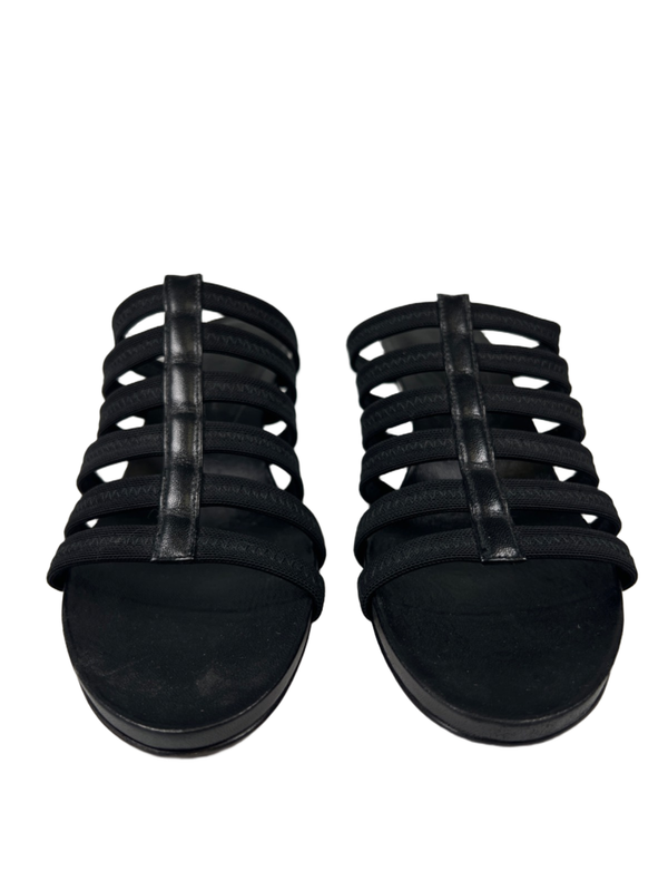 Donald J Pliner Women's Black Strappy Josee Kitten Heel Sandals - 8.5 image 2