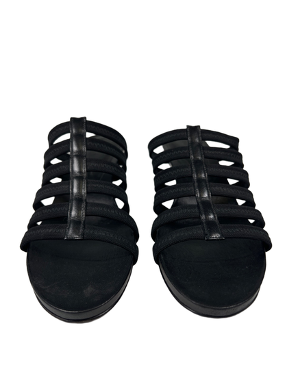 Donald J Pliner Women's Black Strappy Josee Kitten Heel Sandals - 8.5 image 2
