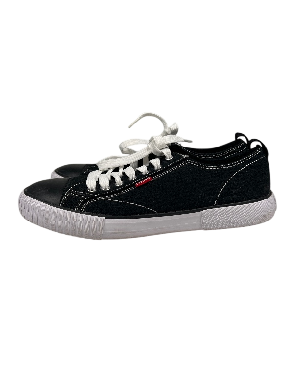 Levi's Men's Black Canvas Lace Up Sneakers - 9 image 5