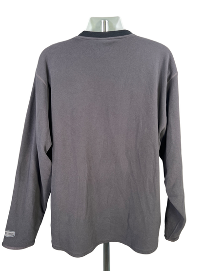 Under Armour Men's Gray/Black Fleece Logo Pullover Sweatshirt - XXL image 2