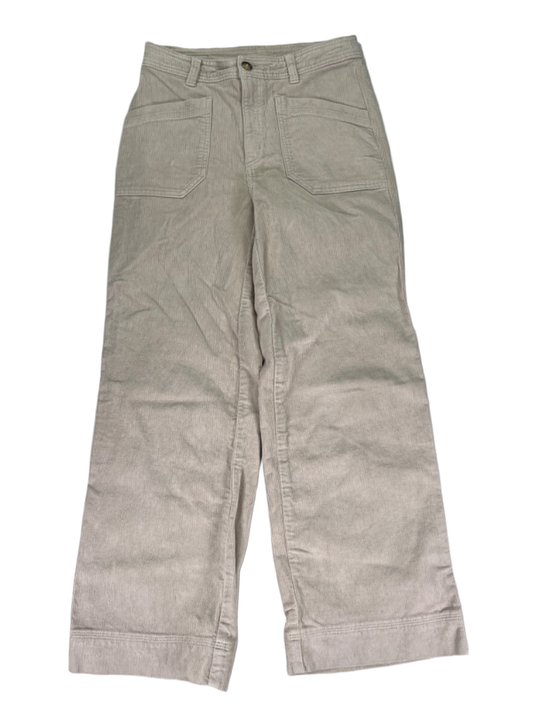 Patagonia Women's Light Beige Wide Leg Corduroy Pants - 2