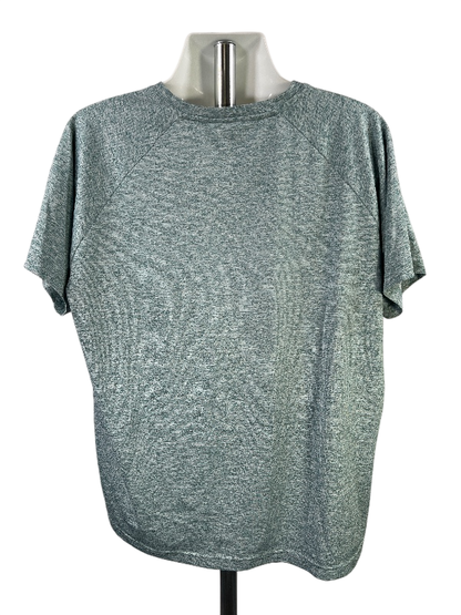 adidas Men's Blue Heathered Short Sleeve Athletic T-Shirt - 2XL image 2