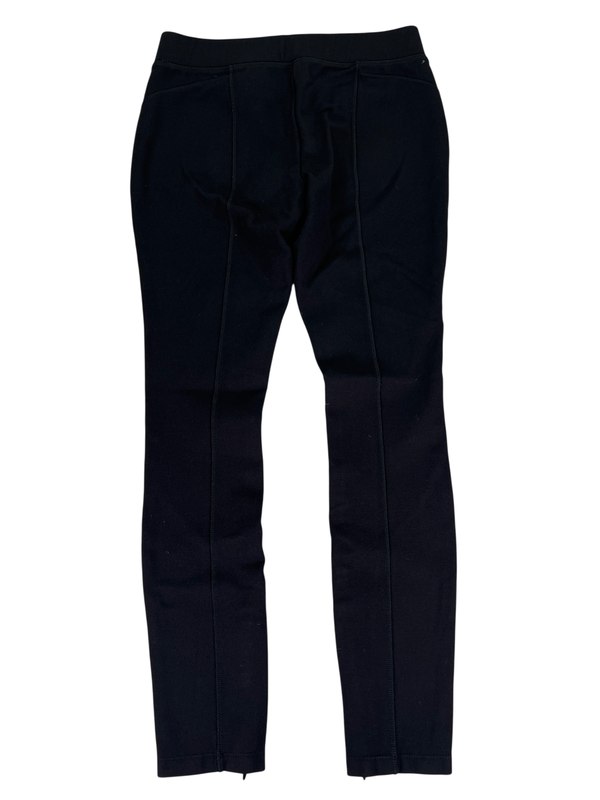 White House Black Market Women's Black Pull On Ankle Zip Pants - XS image 2