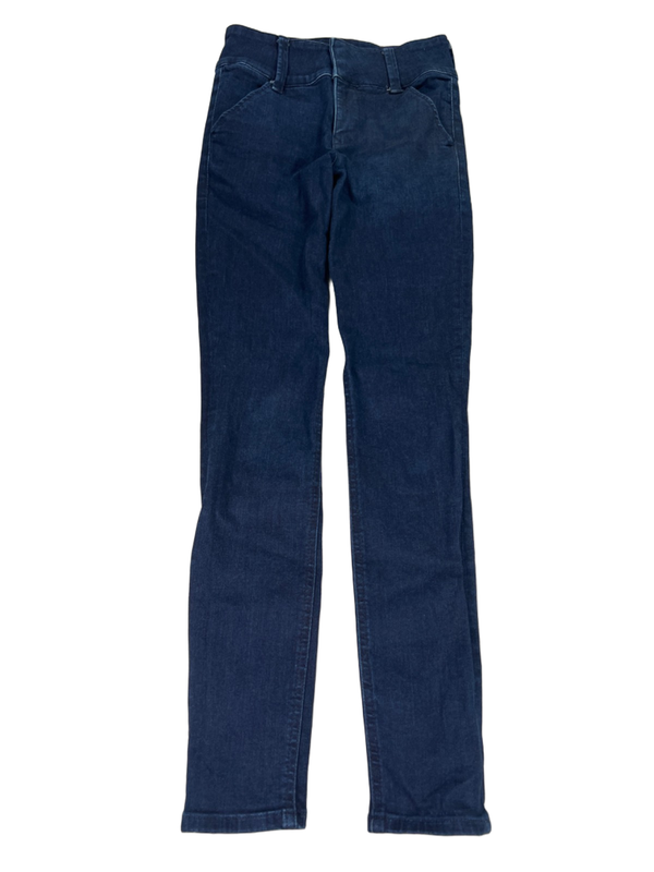 Express Women's Dark Wash High Rise Jegging Pants - 2