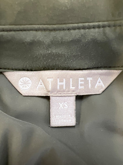 Athleta Women's Green Northstar Long Sleeve Snap Button Hiking Shirt - XS image 3