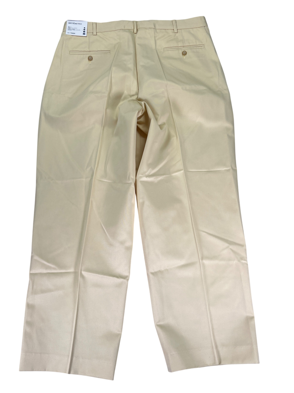 Lands End Men's Yellow Tailored Twill Dress Pants - 38x29 image 2