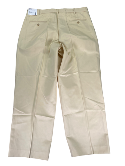Lands End Men's Yellow Tailored Twill Dress Pants - 38x29 image 2