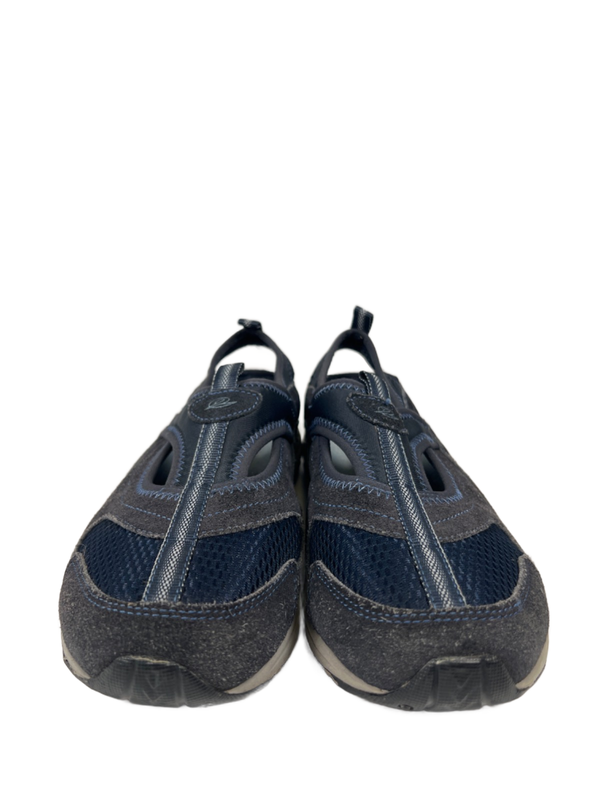 Easy Spirit Women's Blue Canvas Suede Mesh Slip On Walking Shoes - 8 image 2