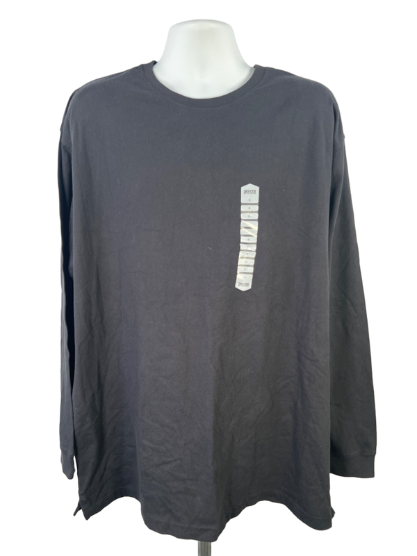 Duluth Trading Men's Black Cotton Longtail Long Sleeve Tee Shirt - XL
