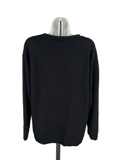 Orvis Women's Black Dropped Shoulder Long Sleeve Crewneck Sweatshirt - M image 2