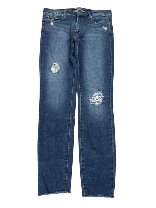 Articles of Society Women's Medium Wash Ripped Distressed Skinny Jeans - 30