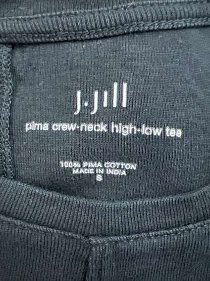 J.Jill Women’s Black Crewneck Long Sleeve High-Low Shirt - S image 3