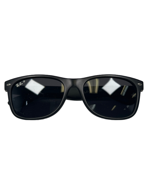 Ray-Ban Unisex Black Polarized Wayfarer Sunglasses W/ Hard Case image 2