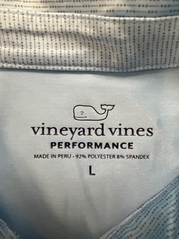 Vineyard Vines Performance Women's Blue Sleeveless Athletic Polo Shirt - L image 3