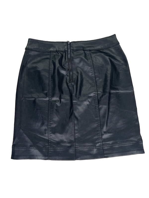 White House Black Market Women’s Black Coated Straight Skirt - 4 image 2