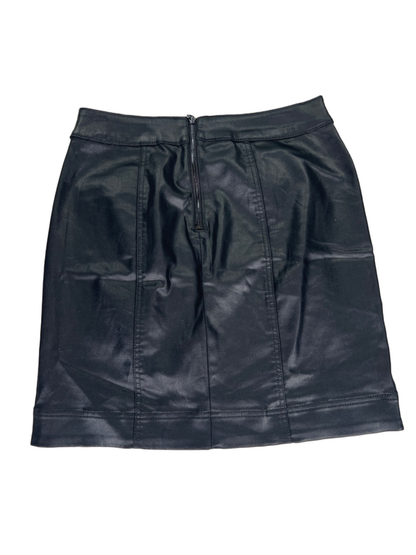 White House Black Market Women’s Black Coated Straight Skirt - 4 image 2