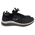 Skechers Women's Black/Brown Air Element 2.0 Lace Up Training Sneakers - 9