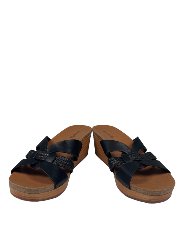 Baretraps Women's Black Yadora Strappy Wedge Sandals - 8.5 image 6