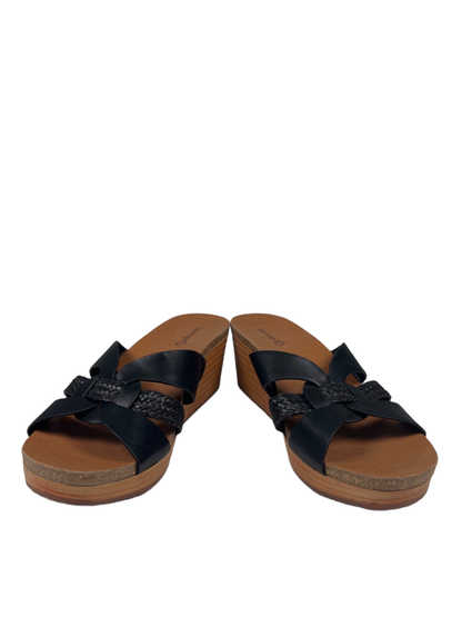 Baretraps Women's Black Yadora Strappy Wedge Sandals - 8.5 image 6
