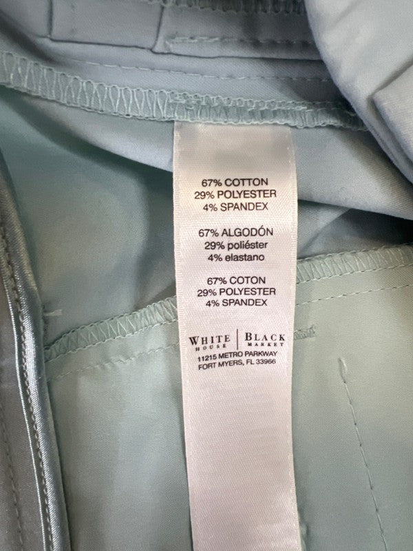 White House Black Market Women's Light Blue Basic Dress Shorts - 10 image 4