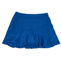 J.Jill Fit Women's Blue Pull On Stretch Flounce Hem Lined Athletic Skort - M