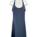 Prana Women's Blue Sleeveless Shelf Bra Racerback Active Dress W/ Pocket - XS