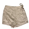 Old Navy Women's Beige Front Wrap Linen Blend Skort - XS