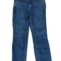 J.Crew Women's Dark Wash Classic Vintage Fringe Trim Jeans - 28 Petite