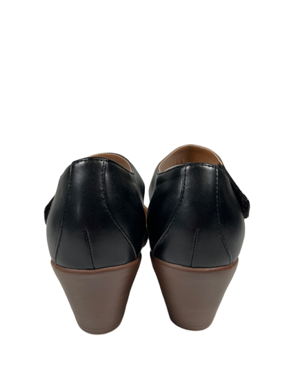 Easy Spirit Women's Black Closed Toe Mary Jane Block Heels - 9 image 4