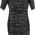 Banana Republic Women’s Black Short Sleeve Knit Sheath Sweater Dress - 6