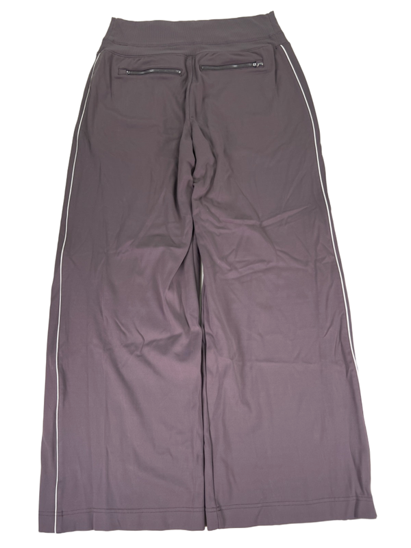 Athleta Women's Purple/Mauve Venice High Rise Track Stripe Wide Leg Pants - L image 2