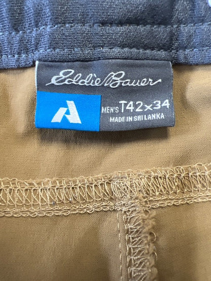 Eddie Bauer Men's Brown/Tan First Ascent Outdoor Hiking Pants - T42x34 image 3