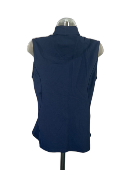 Greg Norman Women's Blue Sleeveless Full Zip Golf Vest - S image 2