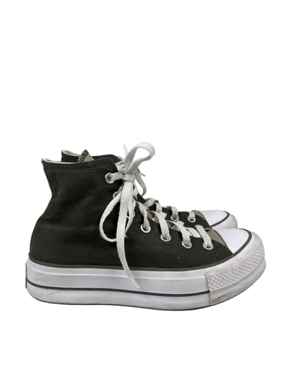 Converse Women's Green Chuck Taylor All Star High Top Lace Up Sneakers - 7