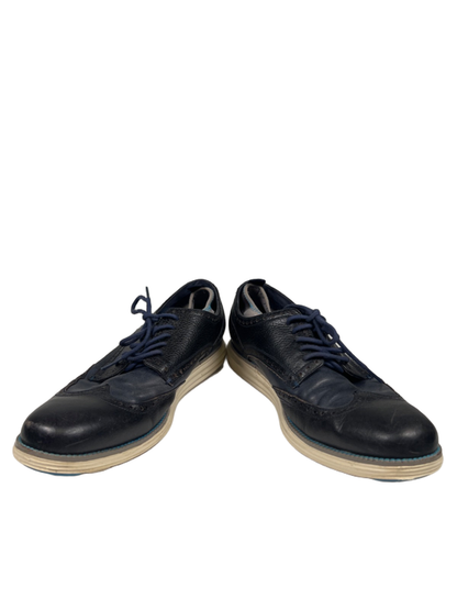 Cole Haan Men’s Blue Leather Lace Up Wingtip Oxford Shoes - 11.5 image 6