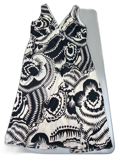 Calvin Klein Women's Brown V-Neck Sleeveless Midi Dress - 16