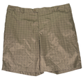 Under Armour Men's Beige Plaid Golf Shorts Polyester - 42